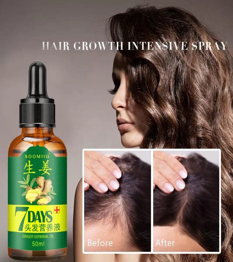 7 Days spray Hair Growth Germinal Serum Oil