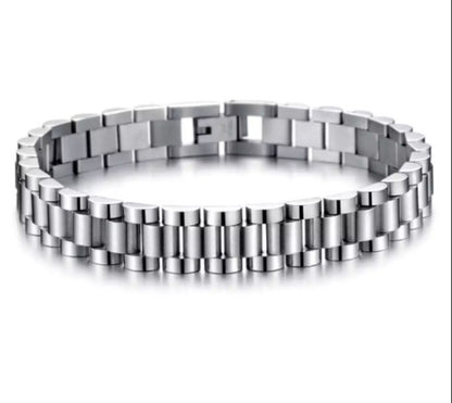Baguette Link Diamond Bracelet
