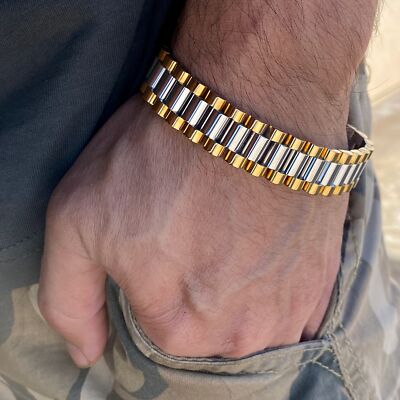 Baguette Link Diamond Bracelet