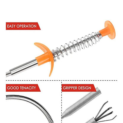 Bendable Drain Clog Dredge Tools Water Sink Cleaner