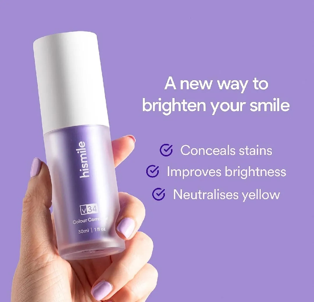Original Hismile V34 Purple Whitening Toothpaste