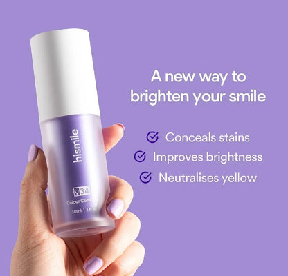 Original Hismile V34 Purple Whitening Toothpaste