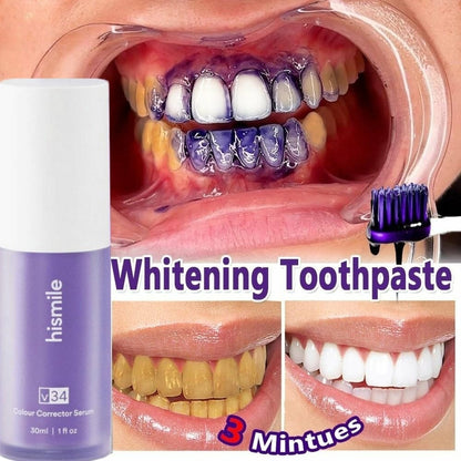 Original Hismile V34 Purple Whitening Toothpaste