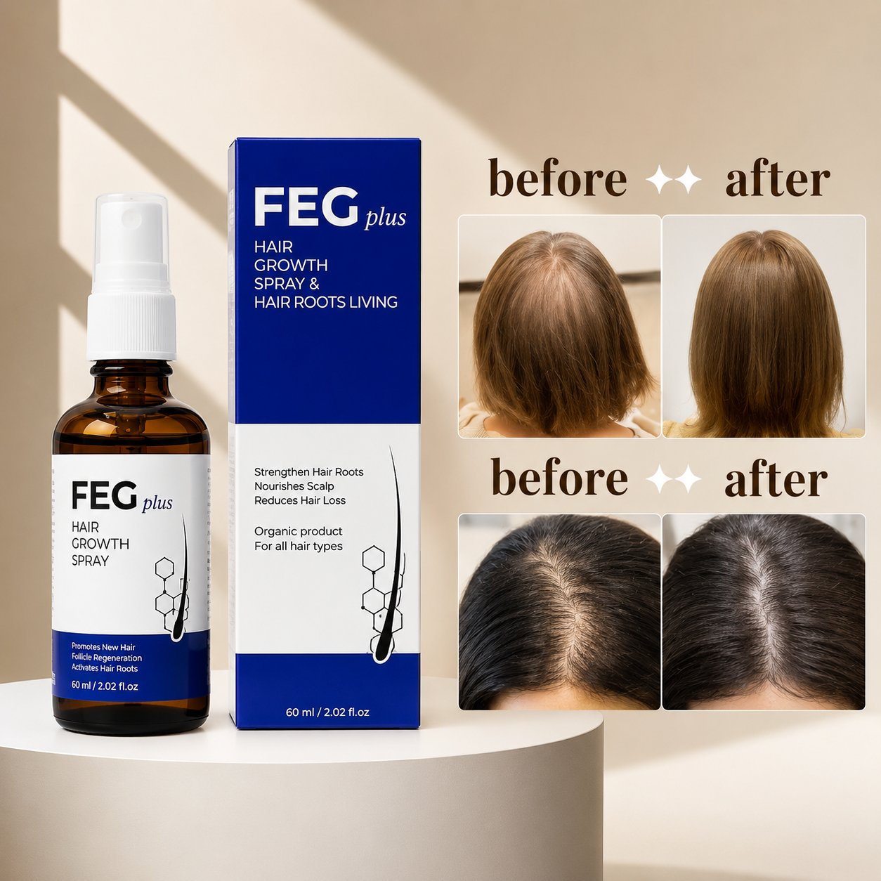 FEG PLUS Hair Growth SERUM