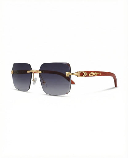 Rimless Panther Fashion Sunglasses