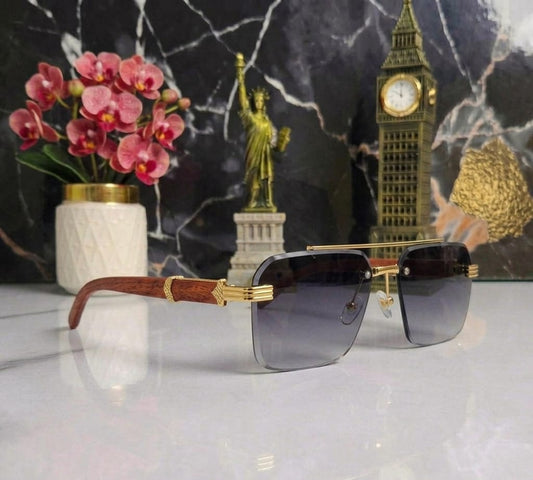 Rimless Square Sunglasses