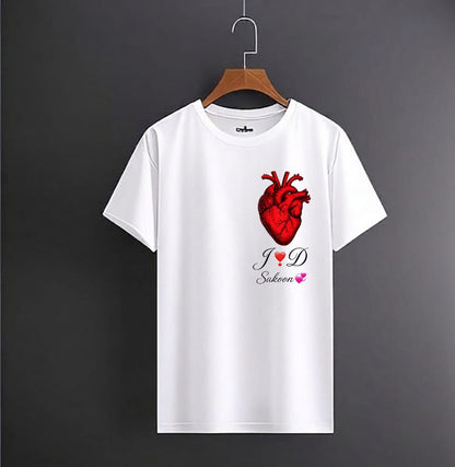 Custom Photo & Name Printed T-Shirt