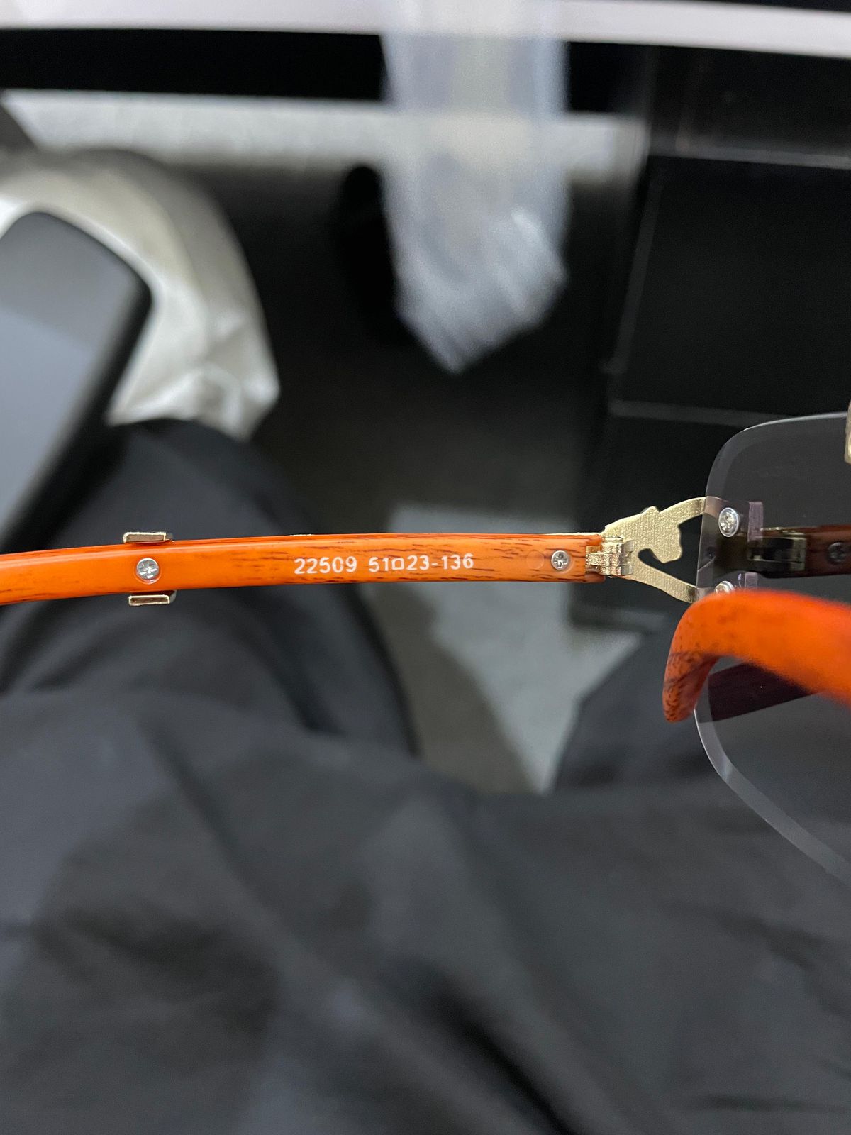 Cartier Wooden Panther Gold Shades