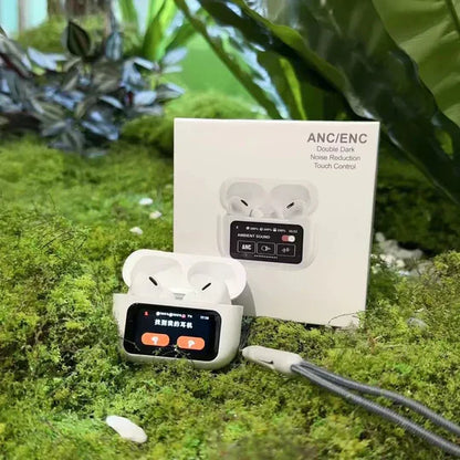 A9 Pro Touch Screen Display Anc Wireless Earbuds