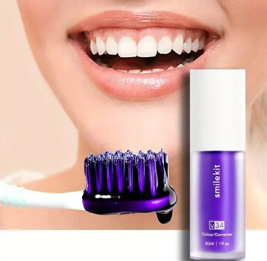 Original Hismile V34 Purple Whitening Toothpaste