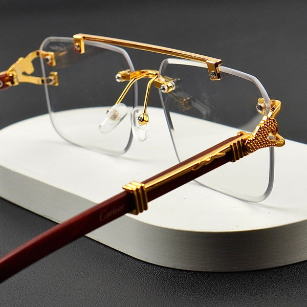 Solar Cheetah Black Transition Glasses | Photochromic UV400 Sunglasses