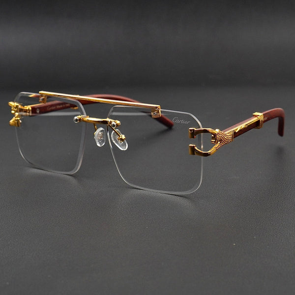 Solar Cheetah Black Transition Glasses | Photochromic UV400 Sunglasses